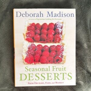 Deborah Madison Seasonal Fruit Desserts Cookbook - Red & White Cover